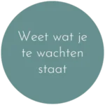 weet wat je te wachten staat